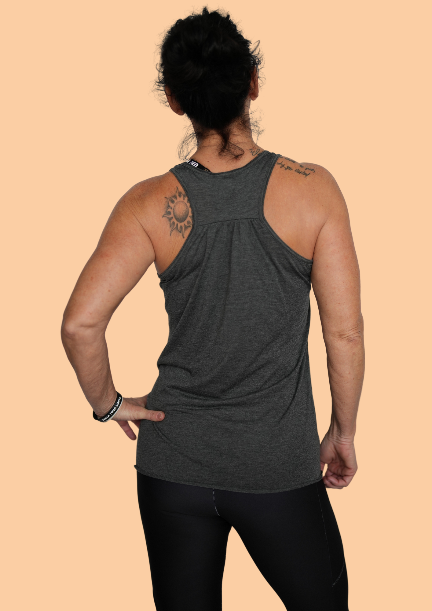 ROMYStrong Majica brez rokav z izrezom na hrbtu