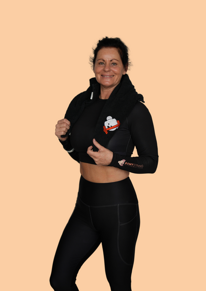ROMYStrong Bombažna brisača z medvedko
